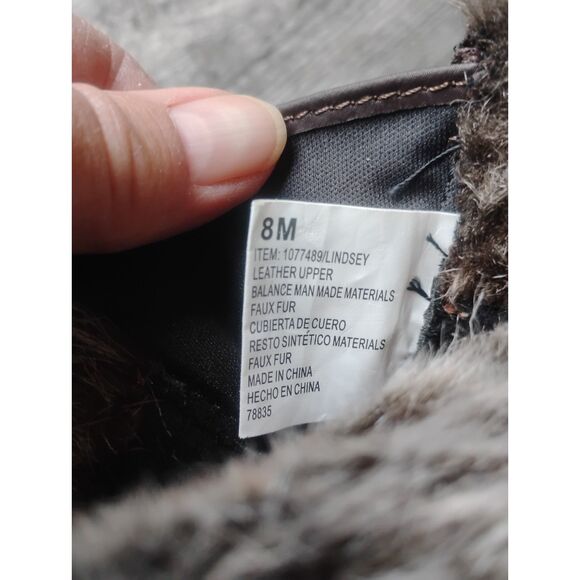 Khombu Women's Size 8M Lindsey Brown Leather Ankle Boots- NWOT - Picture 8 of 8